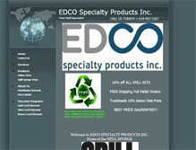 Tablet Screenshot of edcospecialtyproducts.com